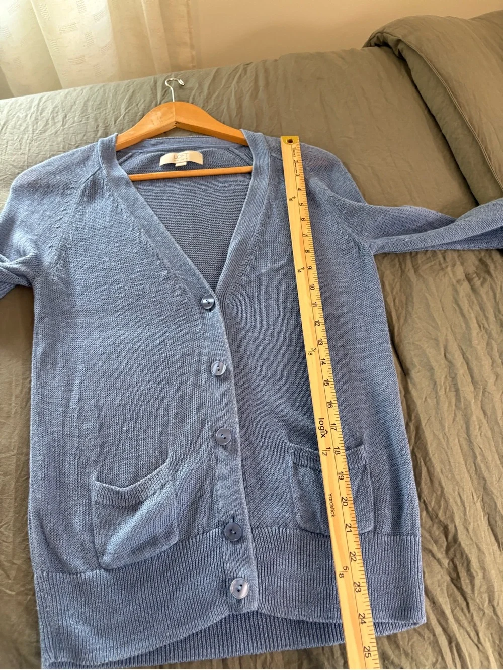 Ann Taylor Loft Linen Lightweight Cardigan. Size Small.